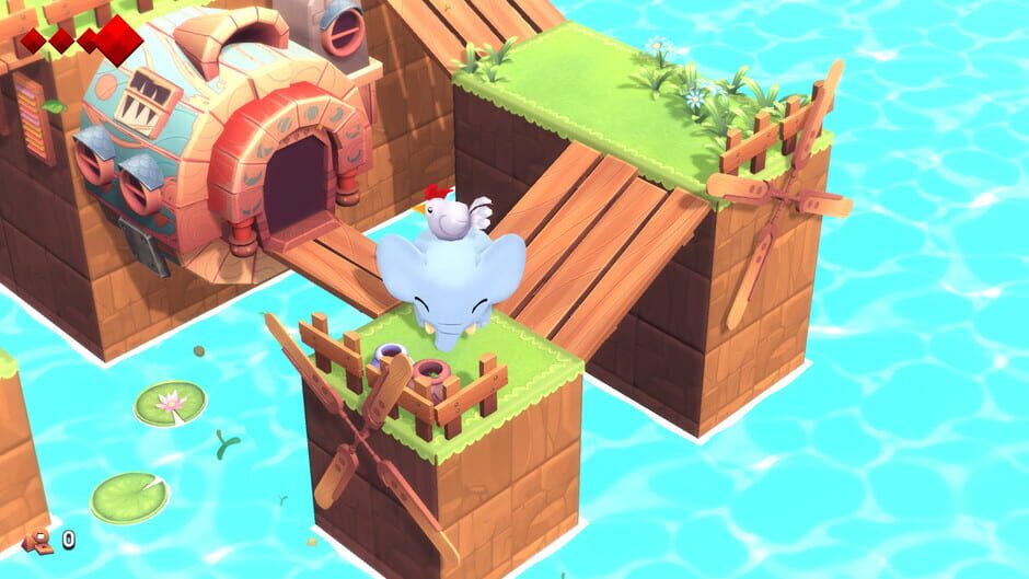 Screenshot from Yono and the Celestial Elephants