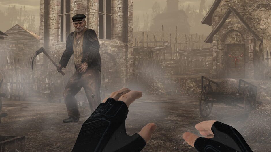 Screenshot from Resident Evil 4 VR