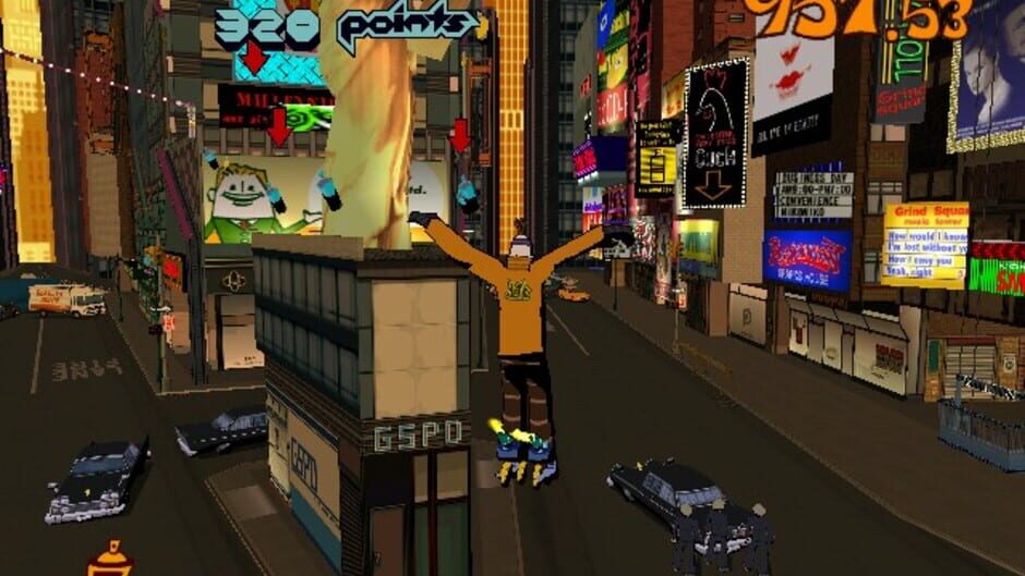 Screenshot from Jet Grind Radio