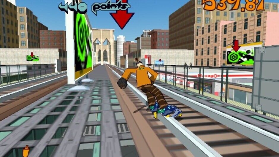 Screenshot from Jet Grind Radio