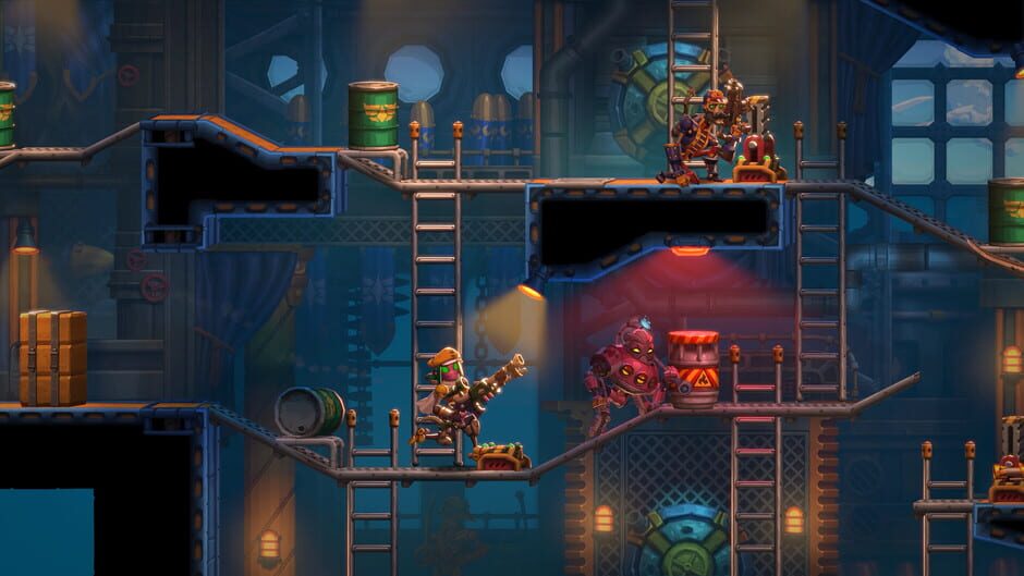 Screenshot from SteamWorld Heist II