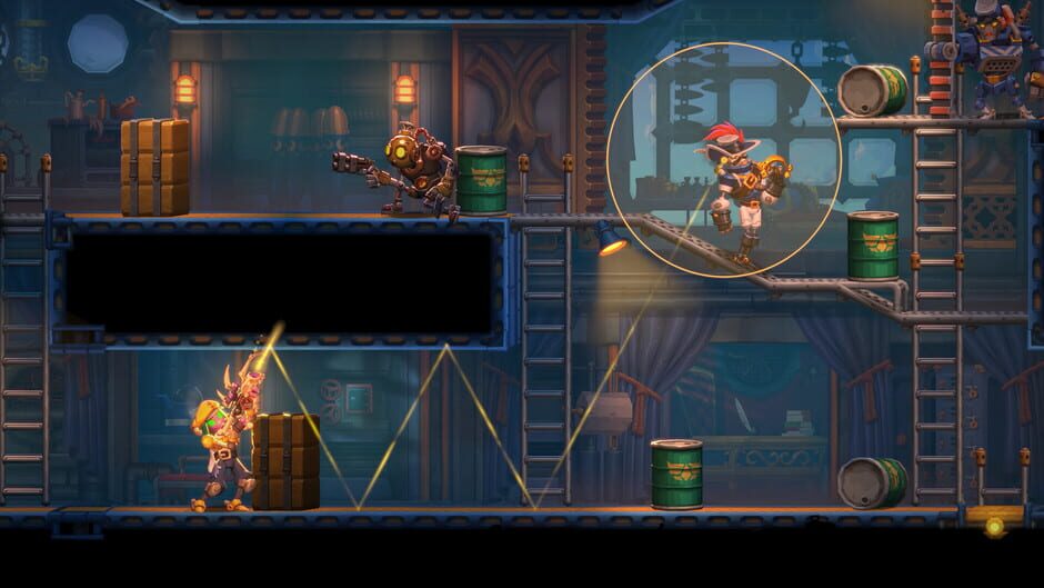 Screenshot from SteamWorld Heist II