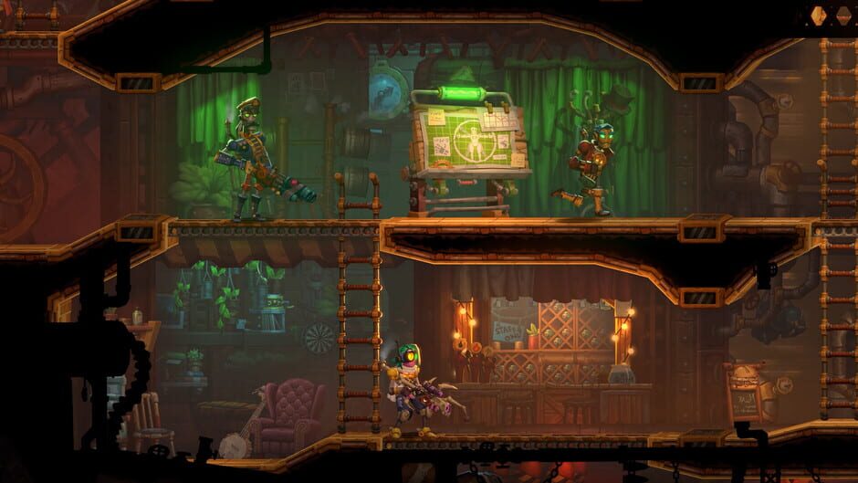 Screenshot from SteamWorld Heist II