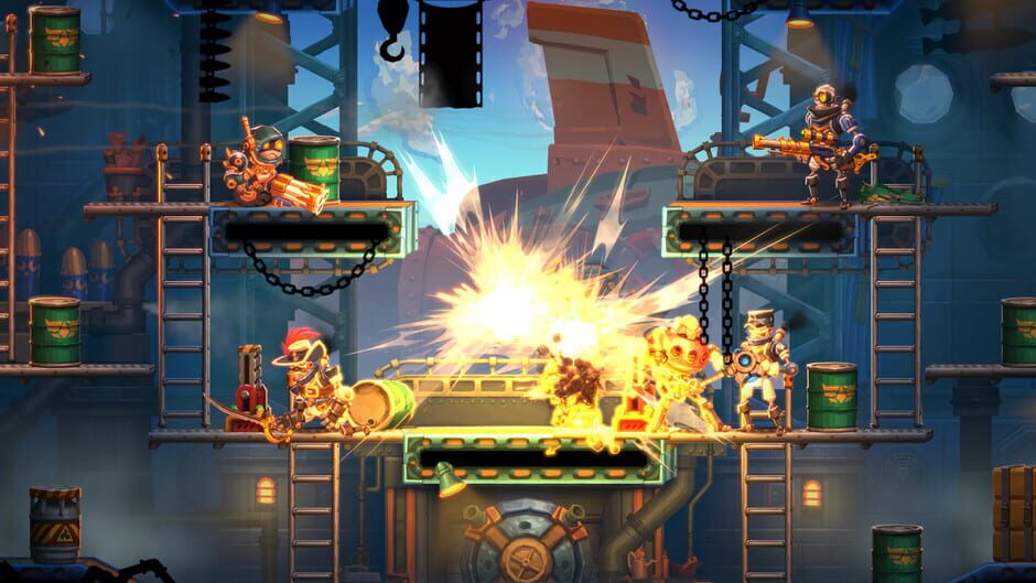 Screenshot from SteamWorld Heist II