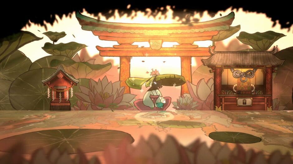 Screenshot from Bō: Path of the Teal Lotus