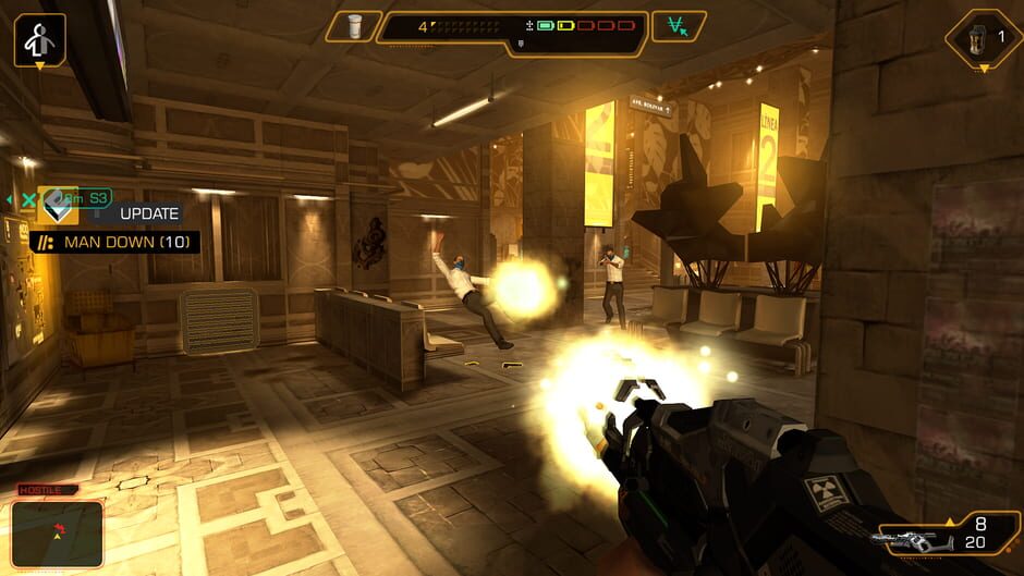 Screenshot from Deus Ex: The Fall