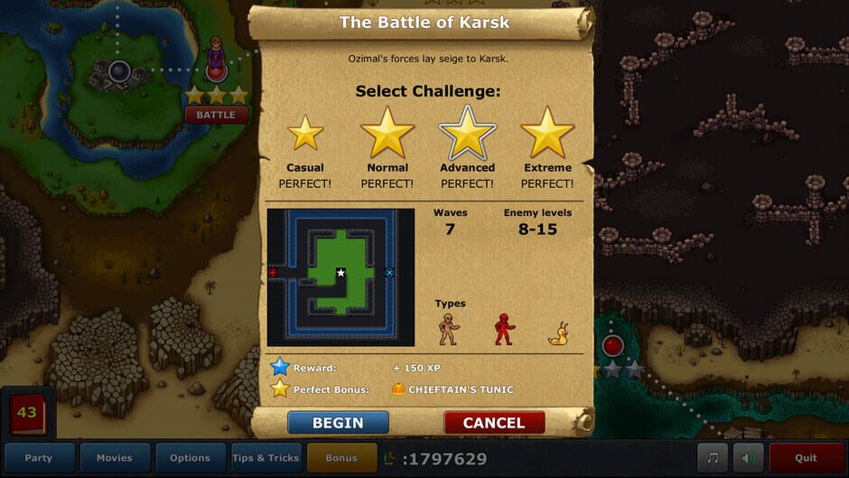 Screenshot from Defender's Quest: Valley of the Forgotten