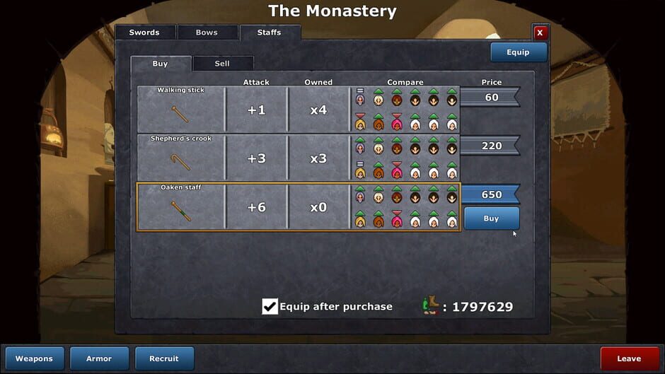 Screenshot from Defender's Quest: Valley of the Forgotten