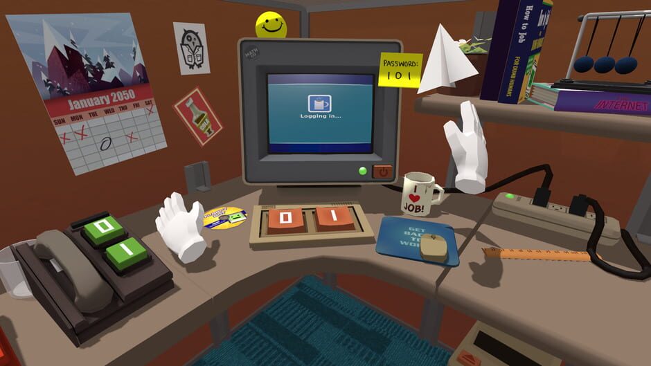 Screenshot from Job Simulator: The 2050 Archives