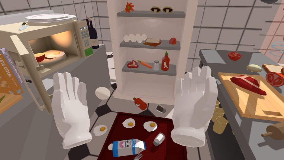 Screenshot from Job Simulator: The 2050 Archives