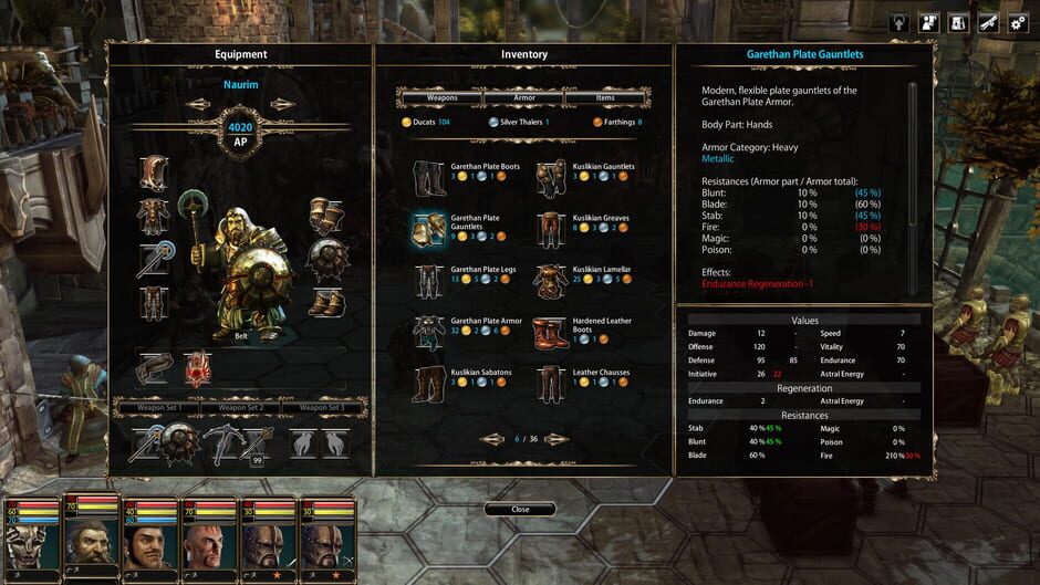 Screenshot from Blackguards 2