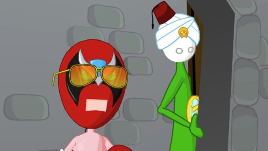 Screenshot from Strong Bad's Cool Game for Attractive People Episode 4: Dangeresque 3 - The Criminal Projective