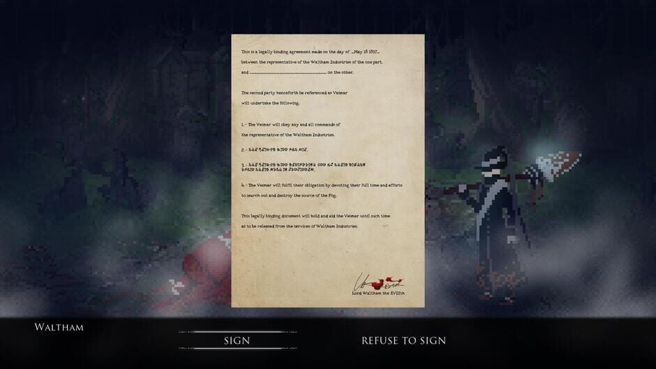 Screenshot from Skautfold: Shrouded in Sanity