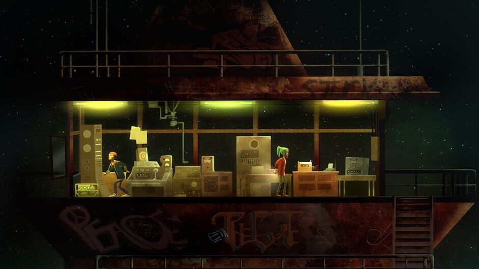 Screenshot from Oxenfree