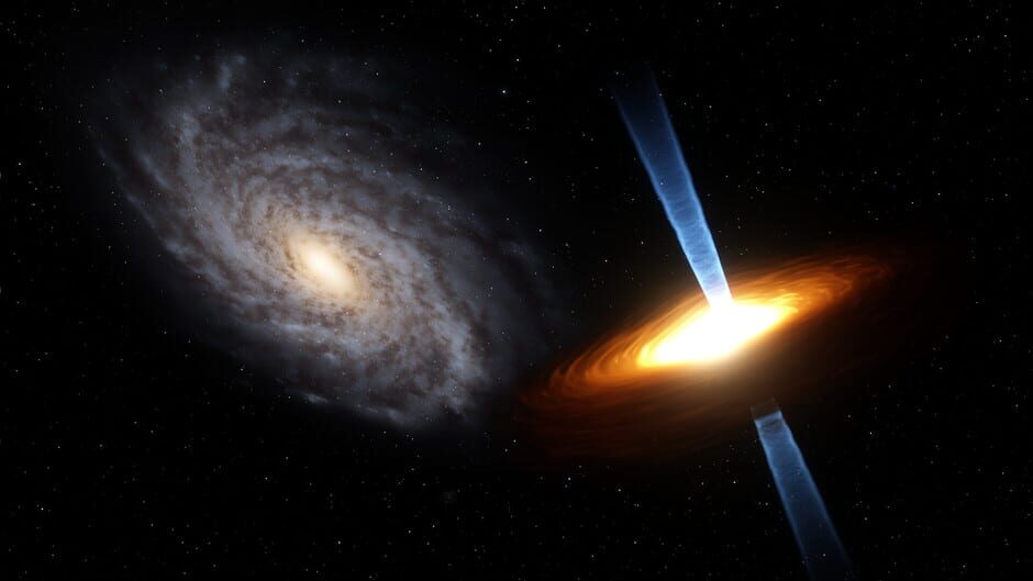 Screenshot from SpaceEngine