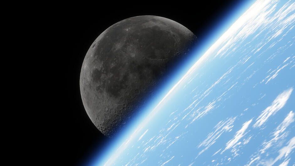 Screenshot from SpaceEngine