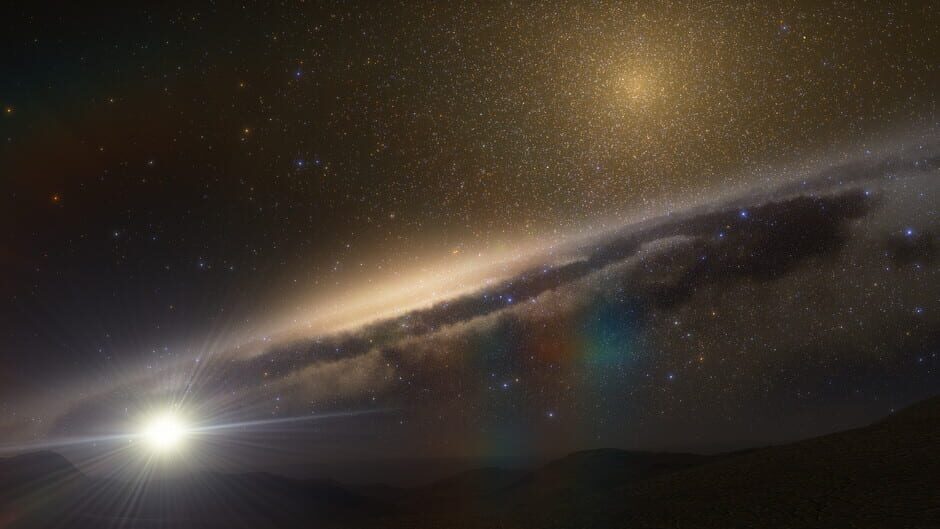 Screenshot from SpaceEngine