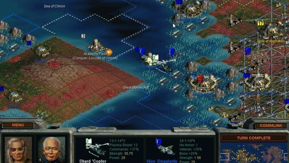 Screenshot from Sid Meier's Alpha Centauri Planetary Pack