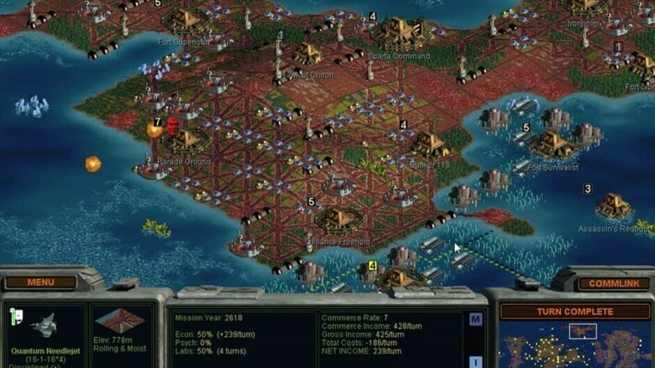 Screenshot from Sid Meier's Alpha Centauri Planetary Pack