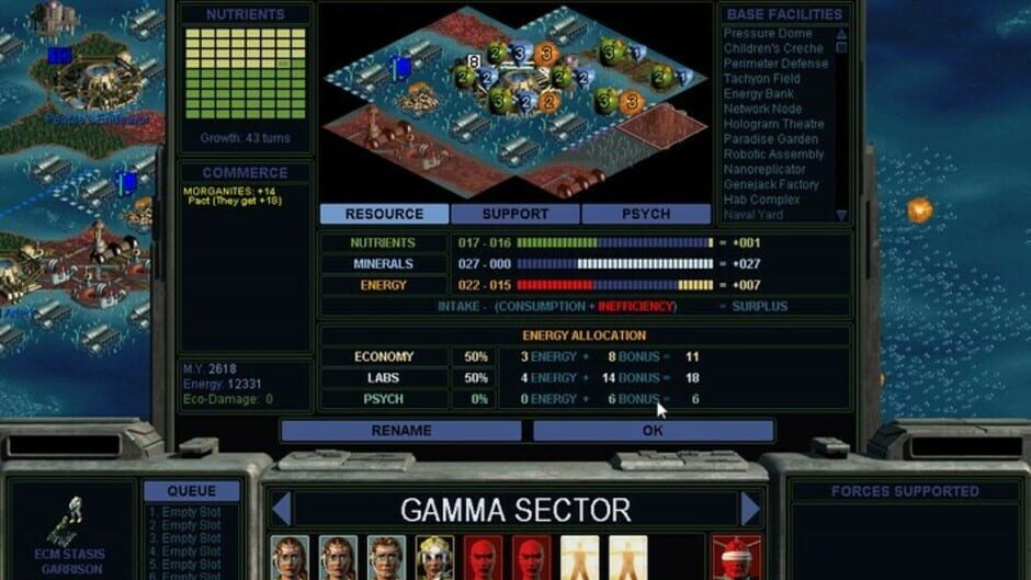 Screenshot from Sid Meier's Alpha Centauri Planetary Pack