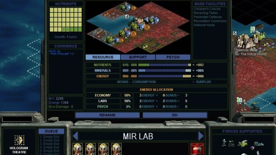 Screenshot from Sid Meier's Alpha Centauri Planetary Pack