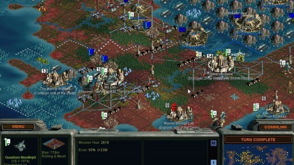 Screenshot from Sid Meier's Alpha Centauri Planetary Pack