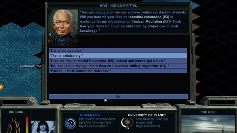 Screenshot from Sid Meier's Alpha Centauri Planetary Pack
