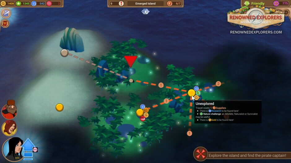 Screenshot from Renowned Explorers: International Society