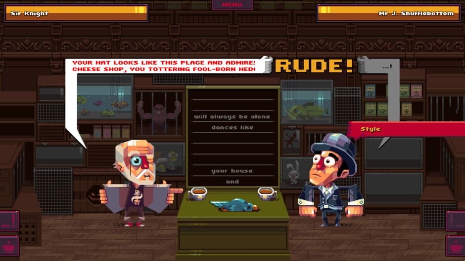 Screenshot from Oh...Sir!! The Insult Simulator