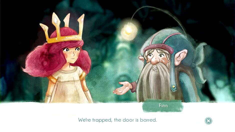 Screenshot from Child of Light