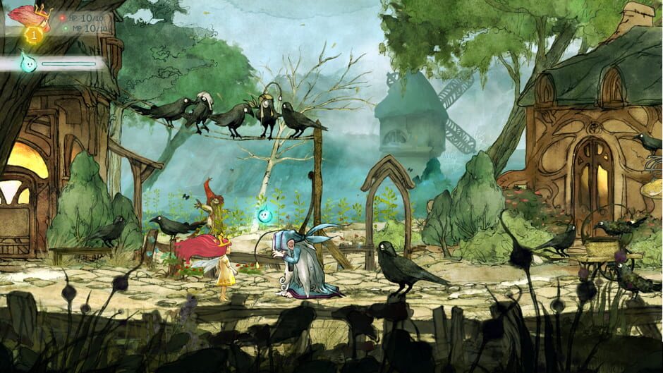 Screenshot from Child of Light