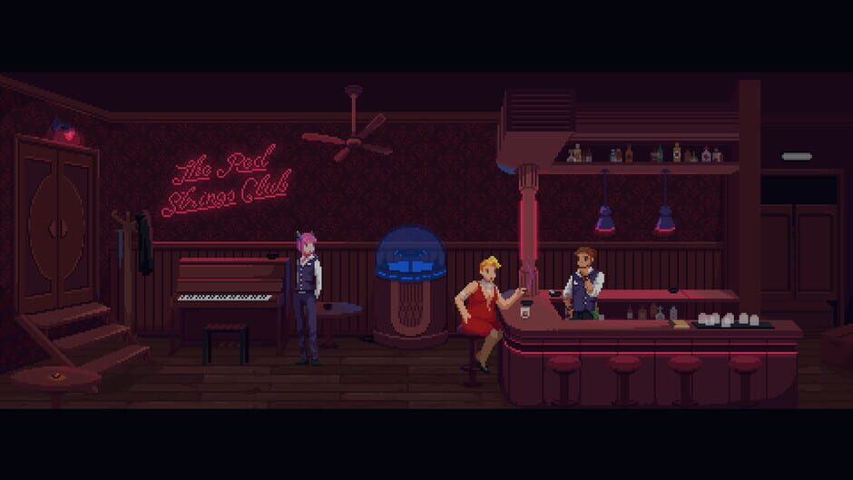 Screenshot from The Red Strings Club