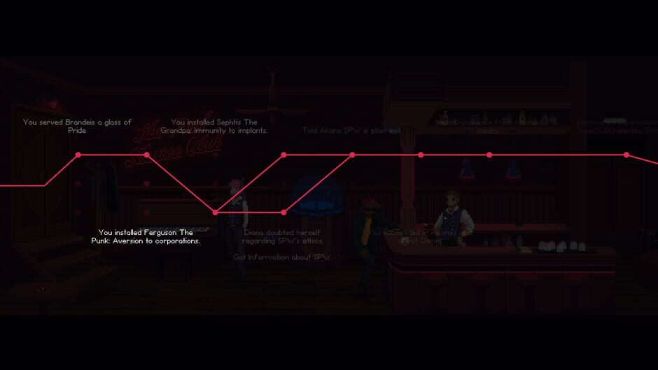 Screenshot from The Red Strings Club