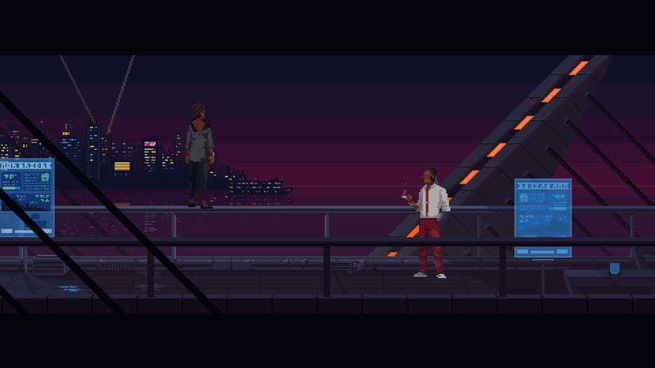 Screenshot from The Red Strings Club