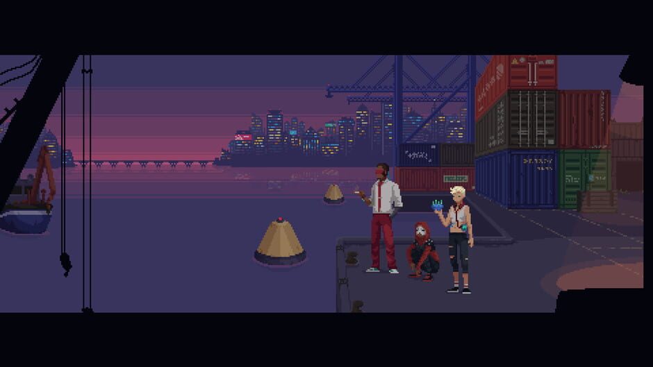Screenshot from The Red Strings Club