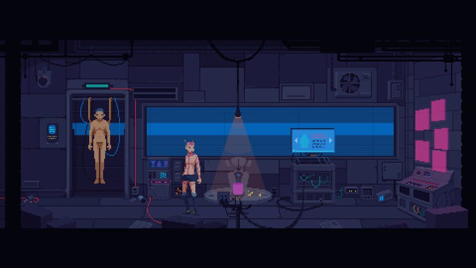 Screenshot from The Red Strings Club