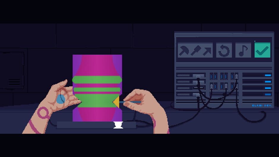 Screenshot from The Red Strings Club