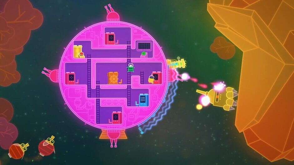 Screenshot from Lovers in a Dangerous Spacetime