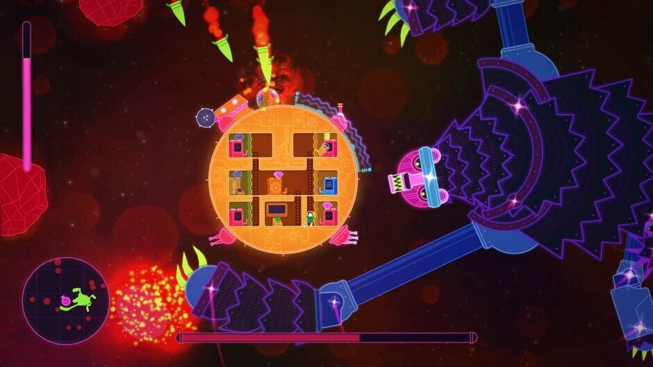 Screenshot from Lovers in a Dangerous Spacetime