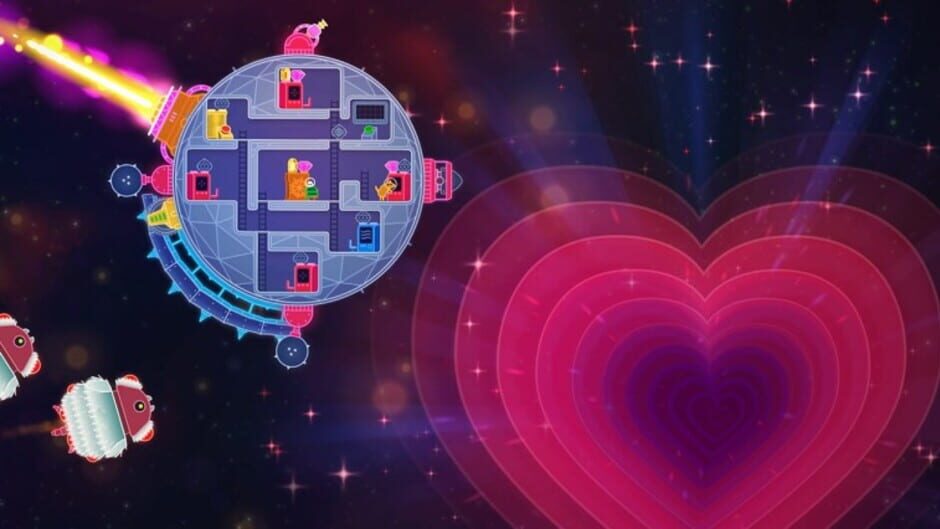 Screenshot from Lovers in a Dangerous Spacetime