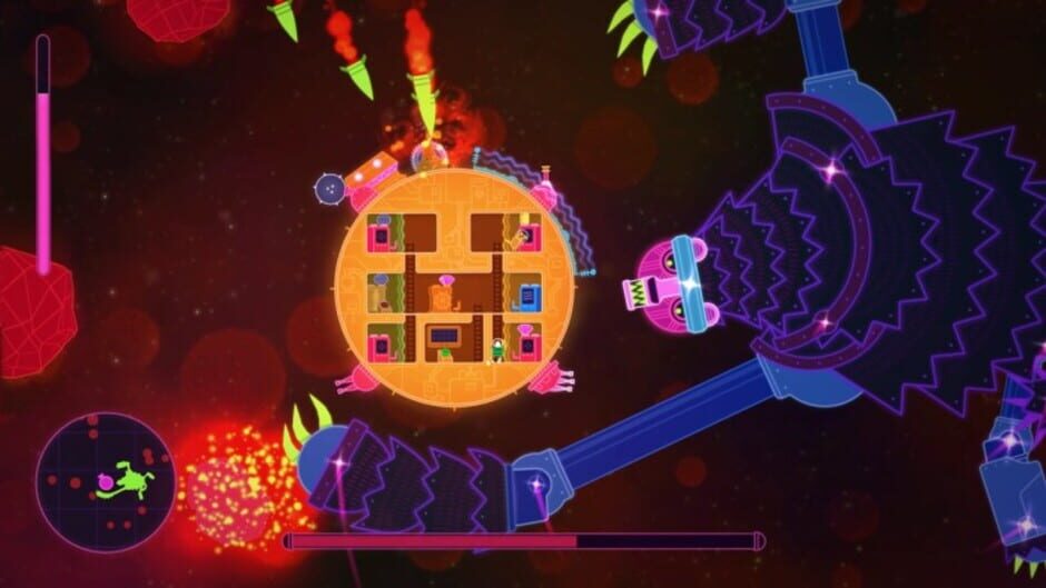 Screenshot from Lovers in a Dangerous Spacetime
