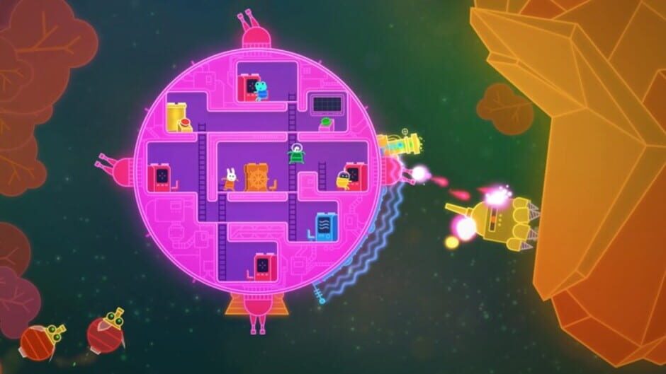 Screenshot from Lovers in a Dangerous Spacetime