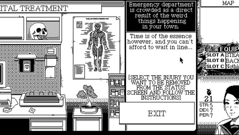 Screenshot from World of Horror