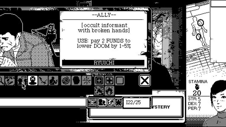 Screenshot from World of Horror