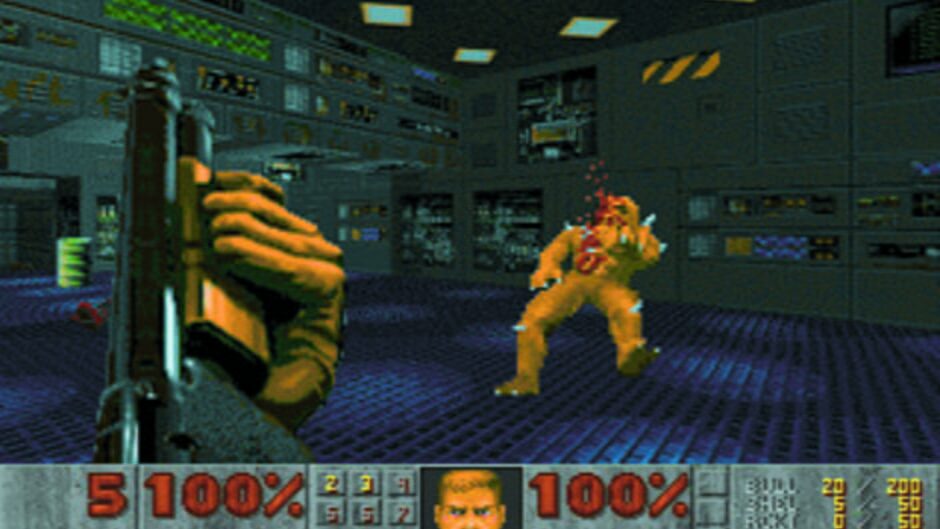 Screenshot from The Ultimate Doom