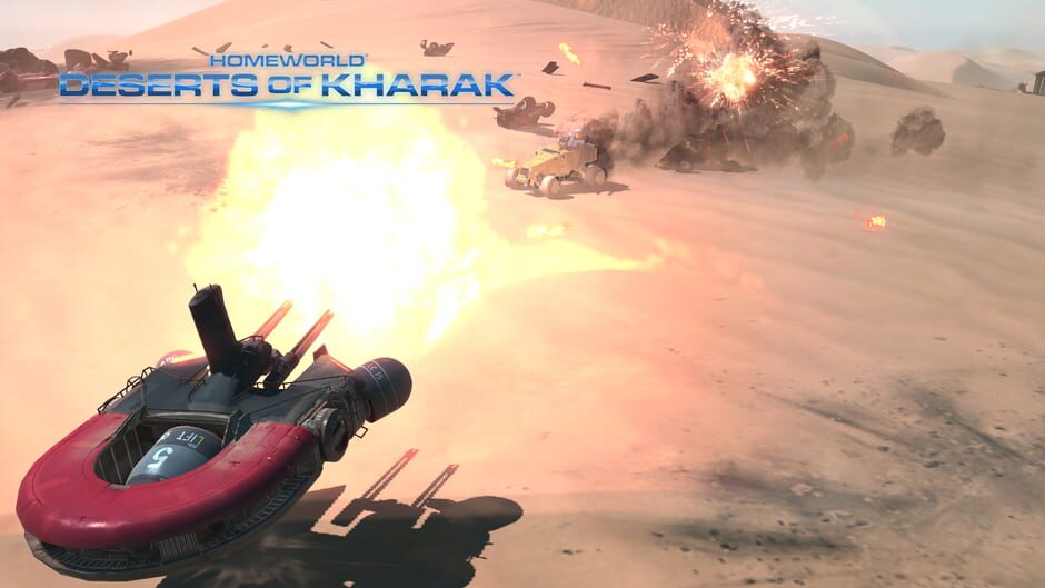 Screenshot from Homeworld: Deserts of Kharak