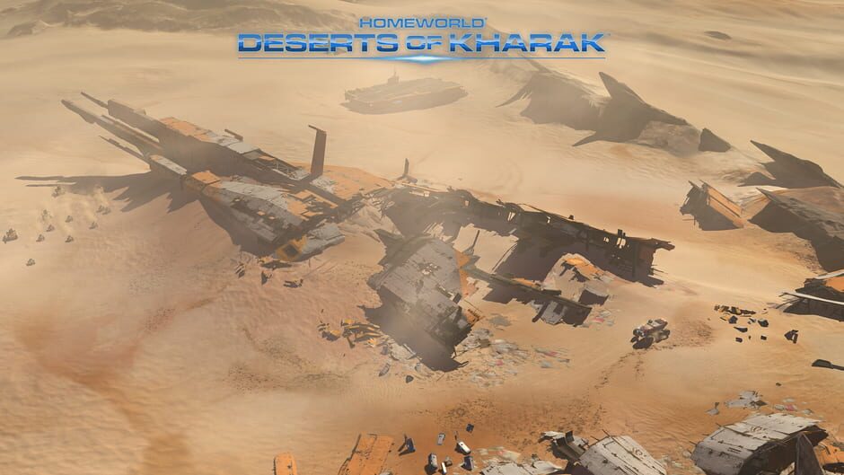 Screenshot from Homeworld: Deserts of Kharak