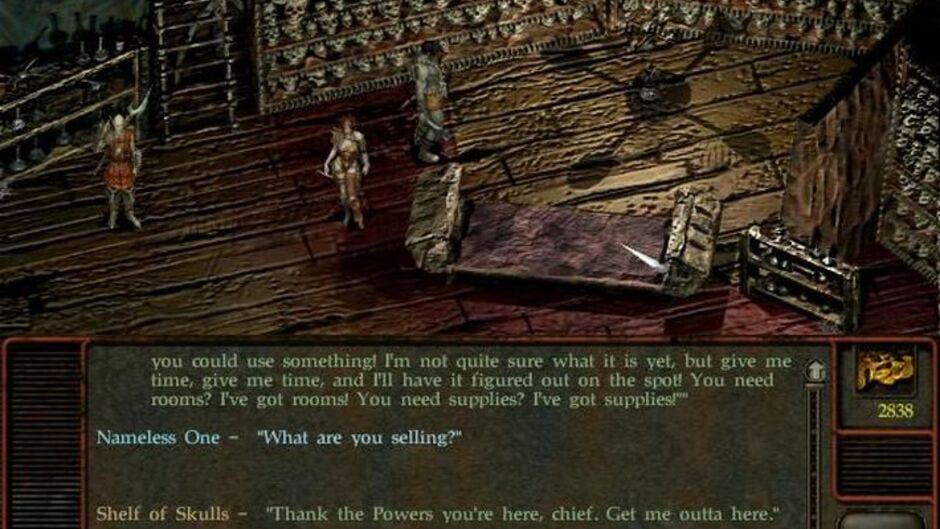Screenshot from Planescape: Torment