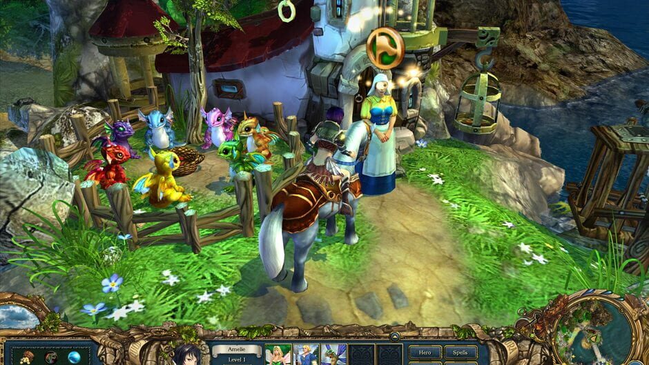Screenshot from King's Bounty: Armored Princess
