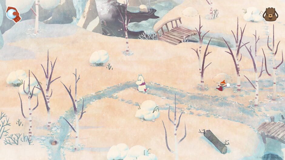 Screenshot from Moomintroll: Winter's Warmth